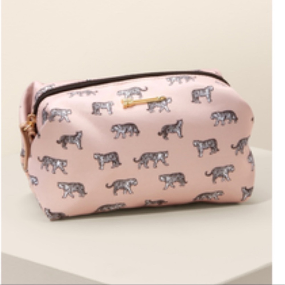 Brand new in package limited edition tiger/pink pouf